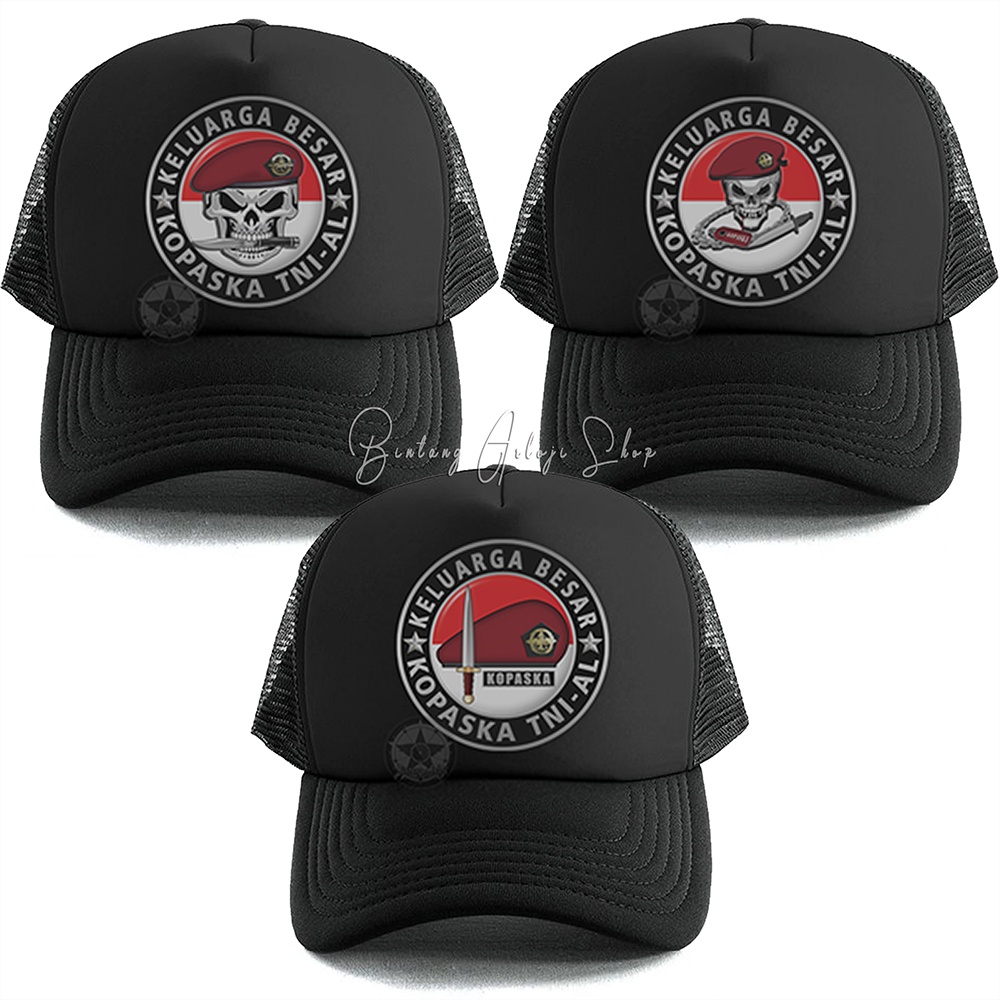 Topi Baret Keluarga Besar Kopaska TNI-AL Limited Edition Silver