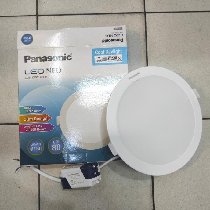 Panasonic Downlight Slim Panel Tipis 18W 18 Watt