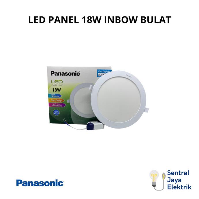 LED DOWNLIGHT PANEL 18W 18 WATT 18W 18WATT PANASONIC - Bulat