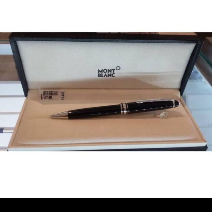 

TERLARIS Ballpoint Mountblanc Meistertuck silver classic original /ALAT TULIS AESTHETIC/ALAT TULIS