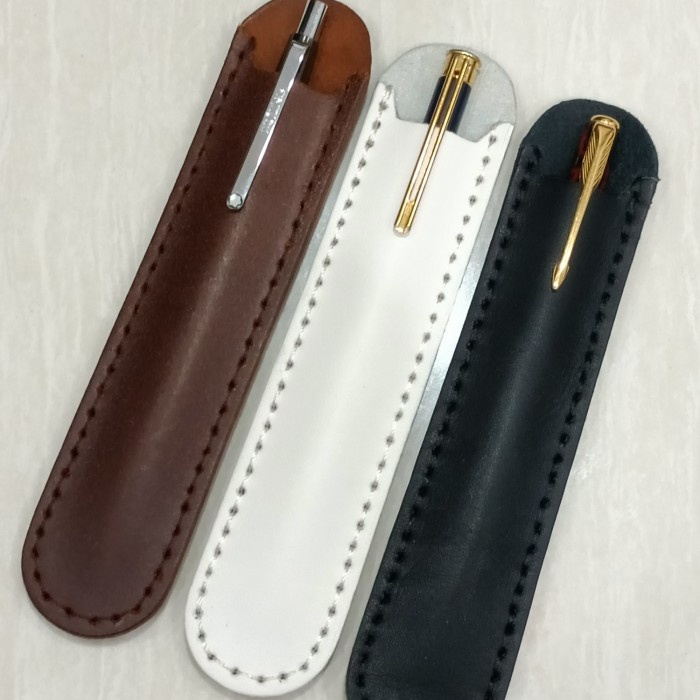 

BAYAR DITEMPAT tempat sarung pulpen kulit asli no pulpen monblanc pirus masker /ALAT TULIS