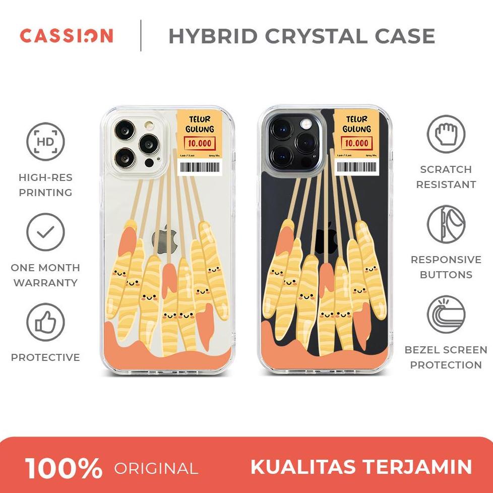 Case Iphone 7 Plus Iphone 8 Plus Hybrid Crystal Cassion Telur Gulung