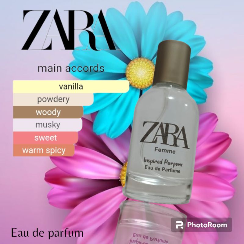 PARFUM PRIA DAN WANITA WANGI TAHAN LAMA EDP ZARA FEMME 34ML