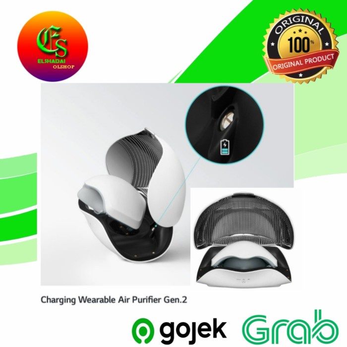 LG PWKSUWO1 UV CASE GEN 2 PURICARE LG MASK AIR PURIFIER AP551AWFA