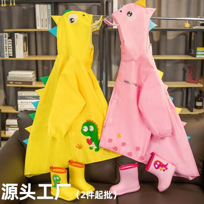 Jas hujan dino anak/ Raincoat dino anak/ Kids raincoat dino