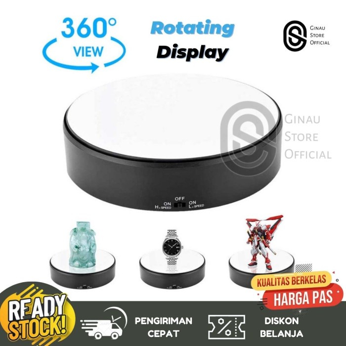 Terlaris Display Putar Alat Putar Produk Fotografi Stand Rotating Turntable