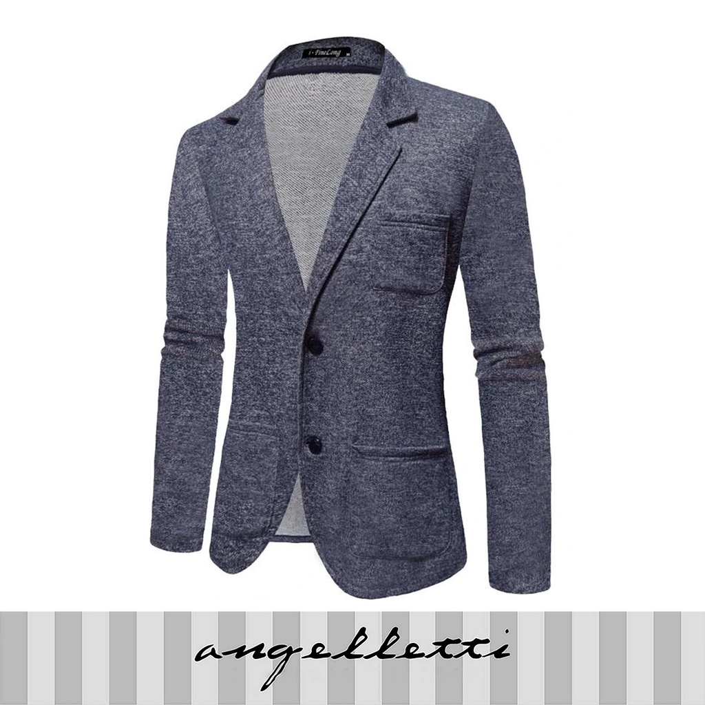 Jas Pria Blazer Import Slimfit Navy Blue 1 pcs