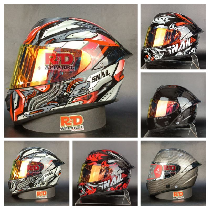 HELM SNAIL FFS2 POLOS MOTIF VISOR IRIDIUM