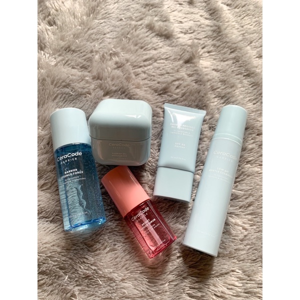 [PRELOVED] Skincare Ceracode 1 Paket | Facial Wash Ceracode | Essence Ceracode | Moisturizer Ceracod
