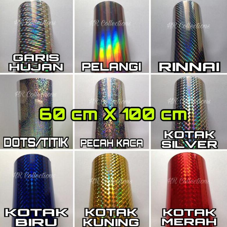 

[KODE TILZT] Stiker / Sticker Lure 3D Hologram 60cm X 100cm