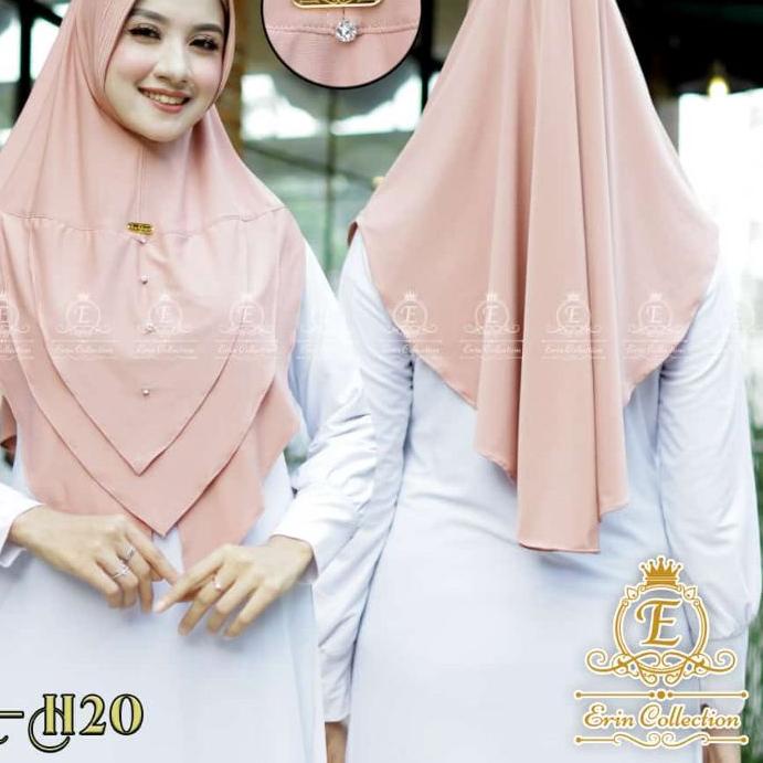 Baru Jilbab instan jersey payet layer - hijab instan jersey polos - bergo jersey swarosky terbaru - 