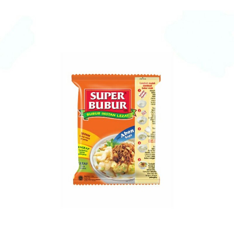 Super Bubur Instant Bergizi Abon Sapi 49G