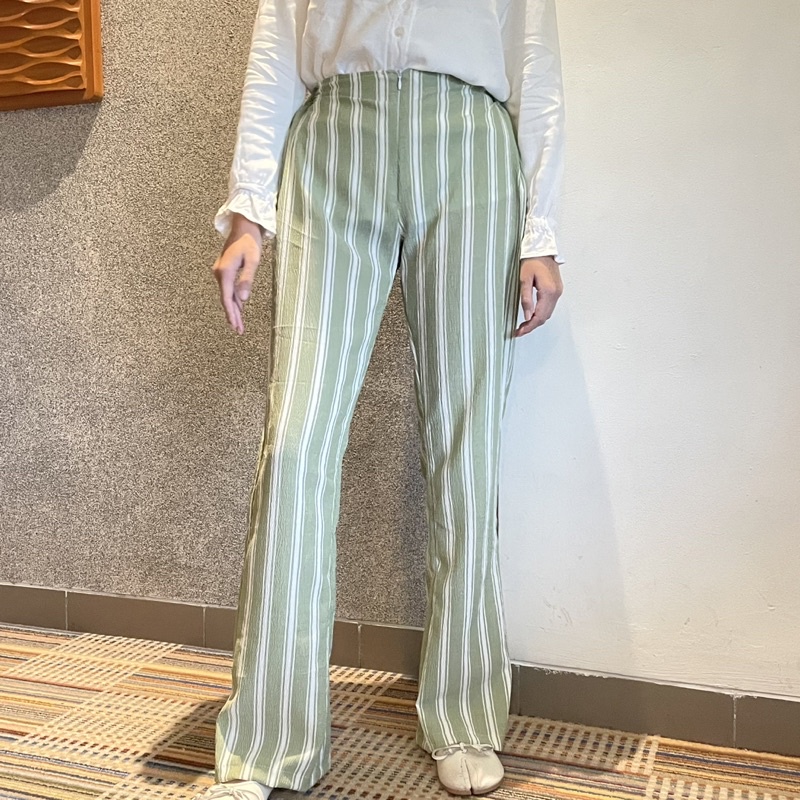 Yeji Pants | Stripe Pants | Flare Pants | Stripe Flare Pants