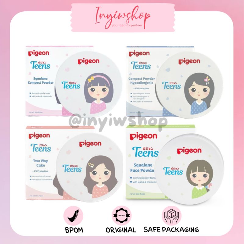 ❣️Inyiwshop❣️Pigeon Teens Compact Powder + UV Protection || Pigeon Teens Compact Powder || Pigeon Te