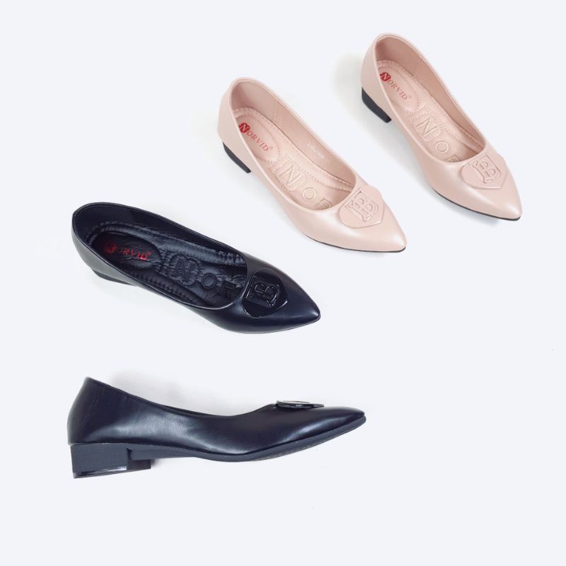 Norvid Sepatu Kantor Wanita Flat