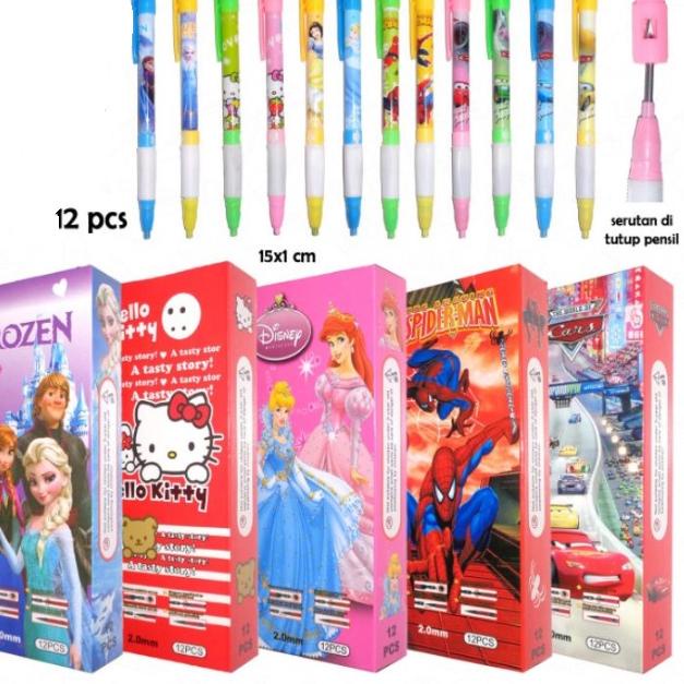 

Promo Ramadhan (12Pcs) Pensil Mekanik Fancy / Pencil Mekanik Karakter BT21 BTS 2.0mm 639➝