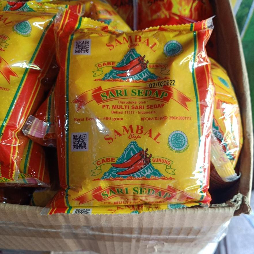 

1 DUS Saos Sambal Cabe Gunung isi 24Pcs x 500 gram
