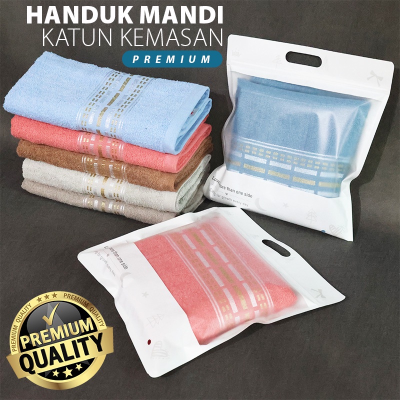 Handuk Mandi Dewasa Tebal Premium Ukuran 70cm x 140cm Handuk Mandi 100% Katun Halus &amp; Lembut Daya Serap Tinggi - J3A5