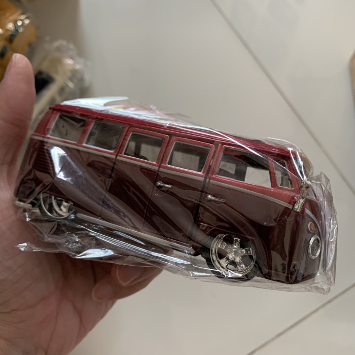 Diskon Spesial Diecast Camper Van Volkswagen Bus Kendaraan Mobil Figure Miniatur Terbaru