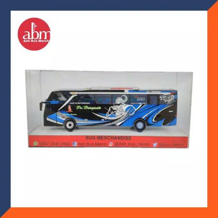 Promo Miniatur Bus / Bis Po. Haryanto , Haryanto Wayang Hitam Terbaru