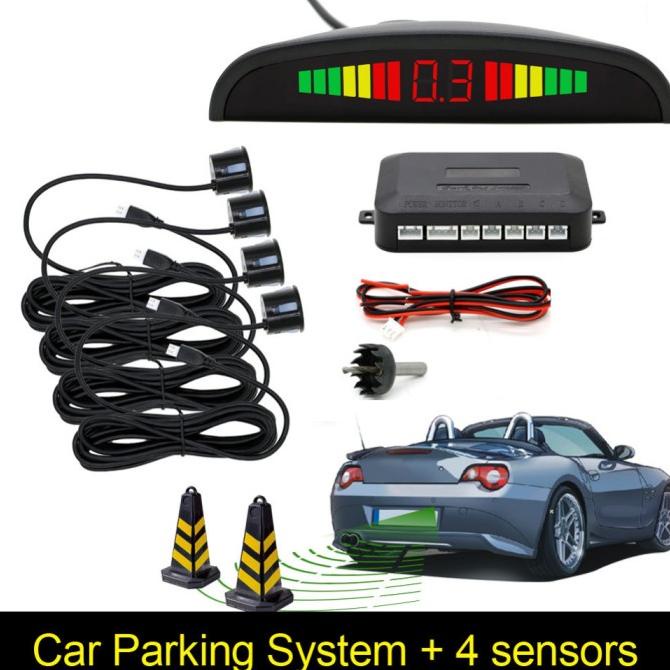 SENSOR MUNDUR/ PARKIR 4 TITIK + DISPLAY