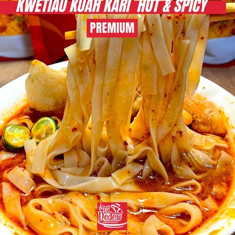 

DISCOUNT !! Kwetiau Teh Dedew kuah kari Hot Spicy [KODE 759]
