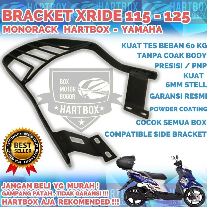 Bracket Breket Behel Braket box motor XRIDE YAMAHA X-RIDE 115 125