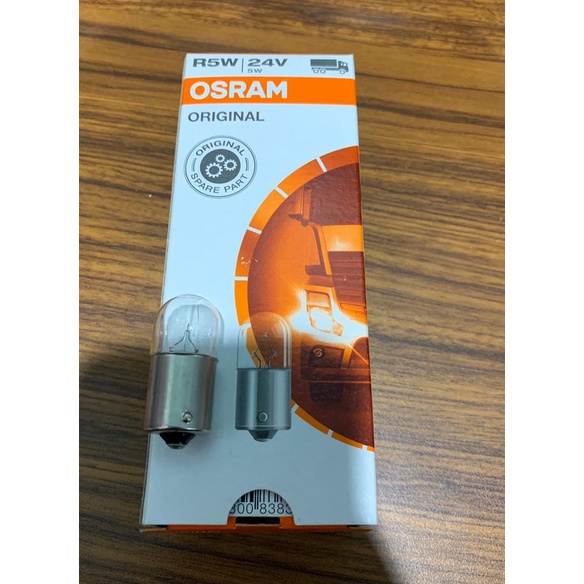 Bohlam lampu R5W 24V 5W Osram