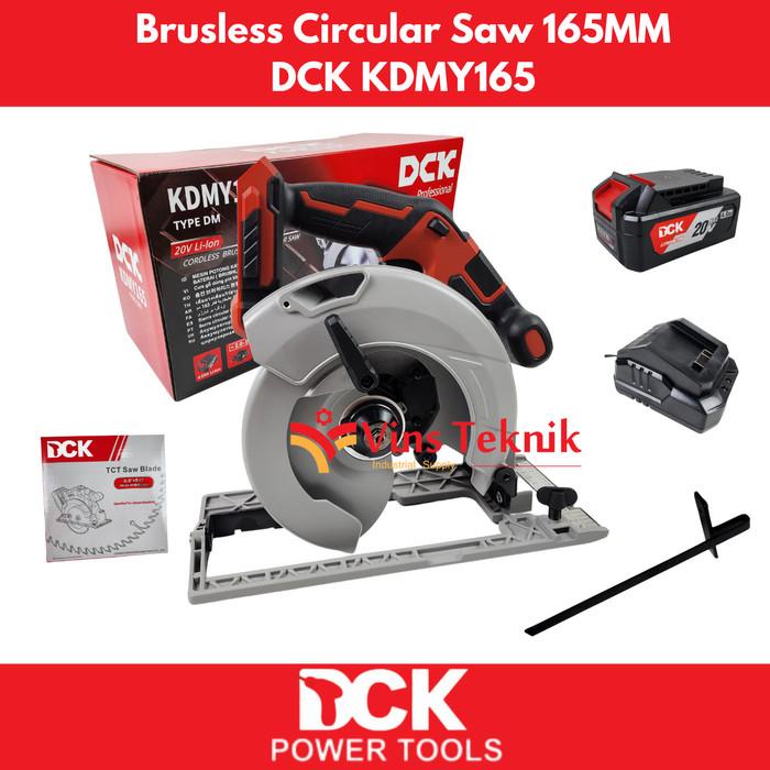 Terlaris Mesin Gergaji Kayu Baterai Circular Saw Dck Kdmy165Bm Kdmy165