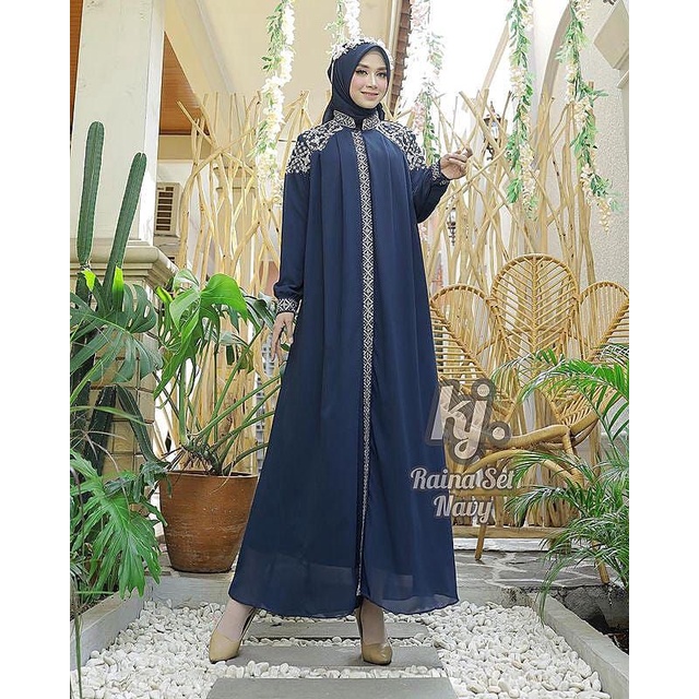 GAMIS BORDIR SET JILBAB // RAINA SET // GAMIS CERUTY BORDIR