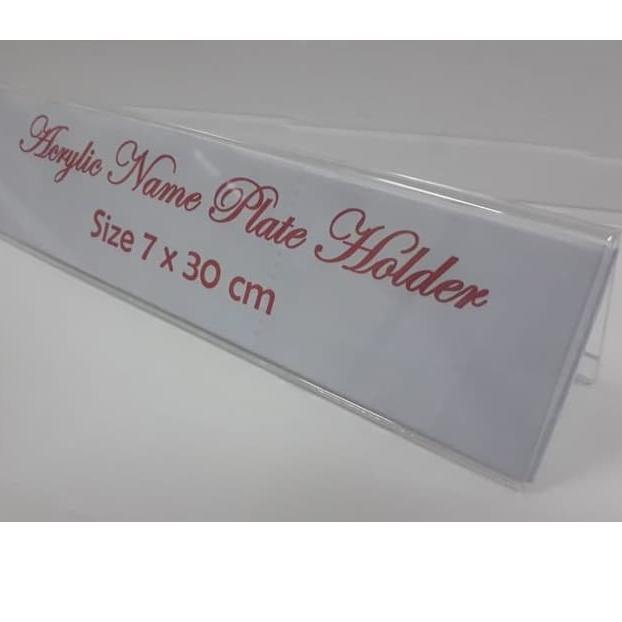 

ooiw -47 Papan Nama Acrylic 7 x 30 cm | Name Plate Acrylic 7 x 30 cm 357➪