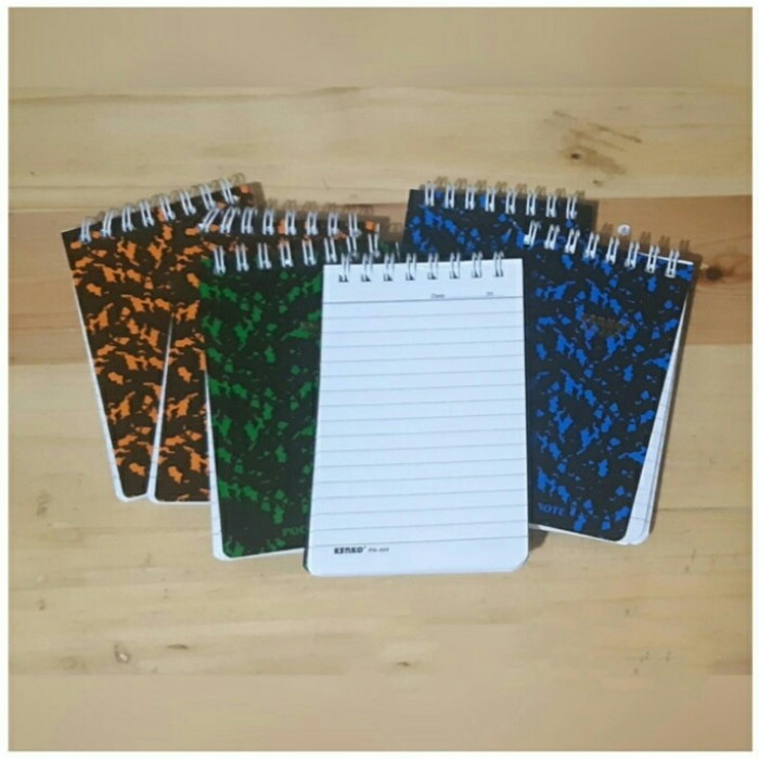 

BAYAR DITEMPAT Kenko Spiral Pocket Note PN-404 size Small/Spiral Pocket Note uk Kecil /BUKU TULIS