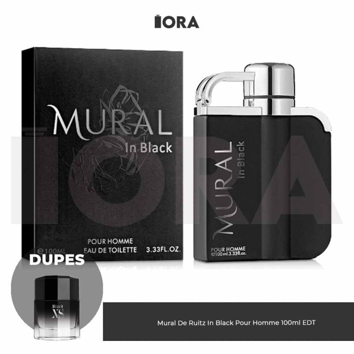 Parfum Mural De Ruitz In Black Pour Homme 100ml EDT - Parfum Original - Product 100ml(H5A5) Parfum W