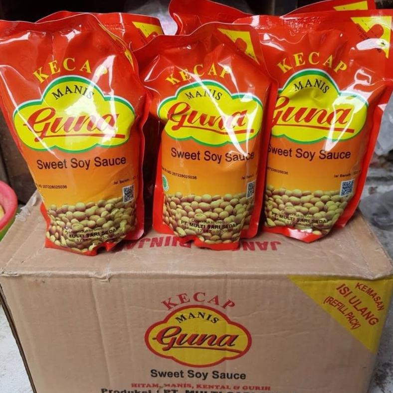 

Kecap Manis GUNA (1 dus isi 12 pouch @520ml)