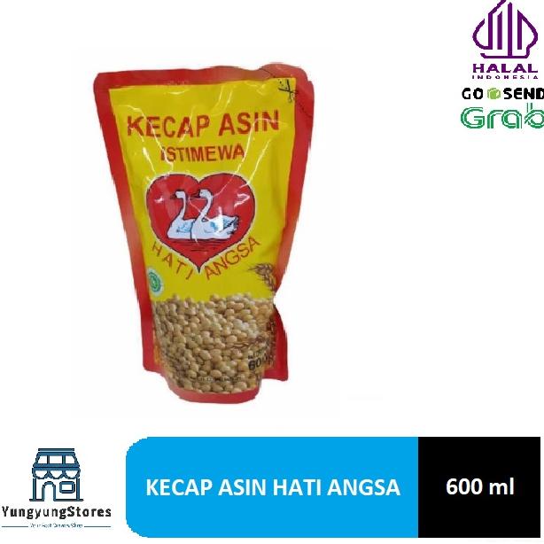 

1 Dus Isi 12 Bungkus Kecap Asin Cap Hati Angsa Refill 600 ml