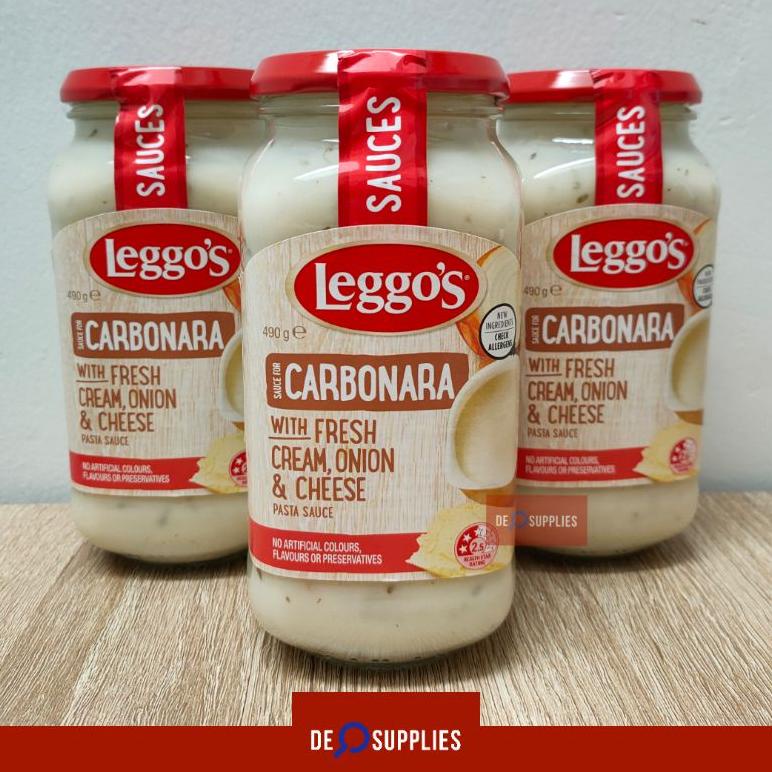 

Leggos Carbonara Pasta Sauce 490gr - Saus Pasta Leggo's Karbonara AUS