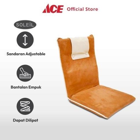 Ace Hardware - Soleil Kursi Lesehan Lipat - Cokelat/Putih Expectooney