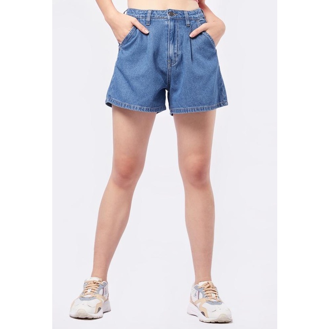 COLORBOX Bermuda Denim Shorts I-SPDKEY222K012-MED BLUE