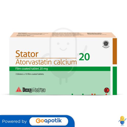 STATOR 20 MG BOX 30 TABLET