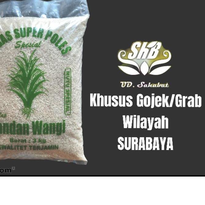 

PROMO✔️✔️Beras 3kg Cap Raja Lele & Pandan Wangi