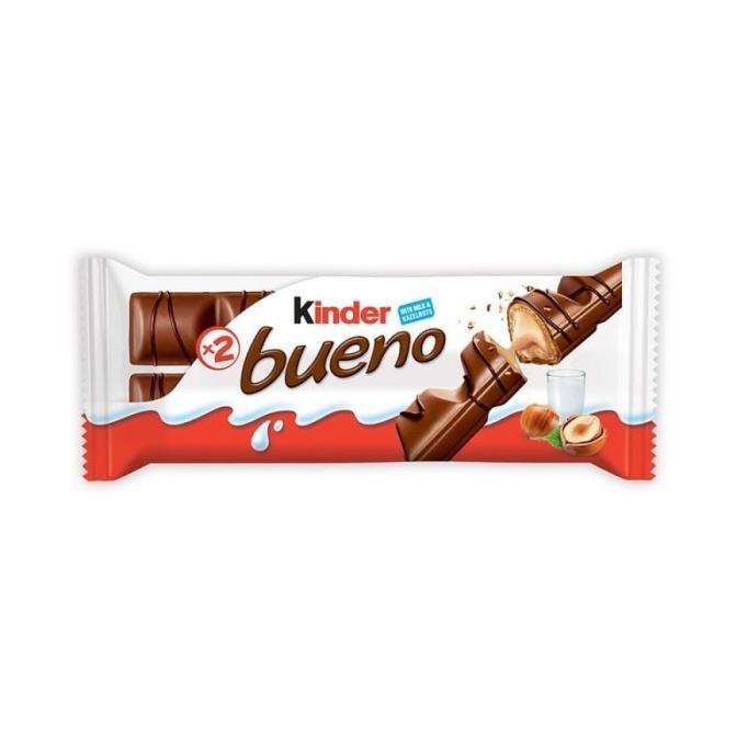 

SUPER MURAH - (Satuan) Wafer Biskuit Kinder Bueno Creamy Chocolate Coklat 43Gr 43 Gr