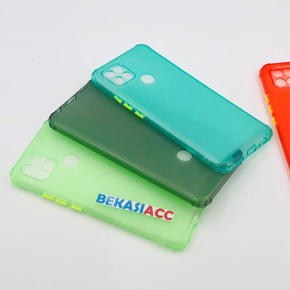 Viral Silikon Oppo A15 Case Warna / Soft Case Oppo A15 Ume Rainbow
