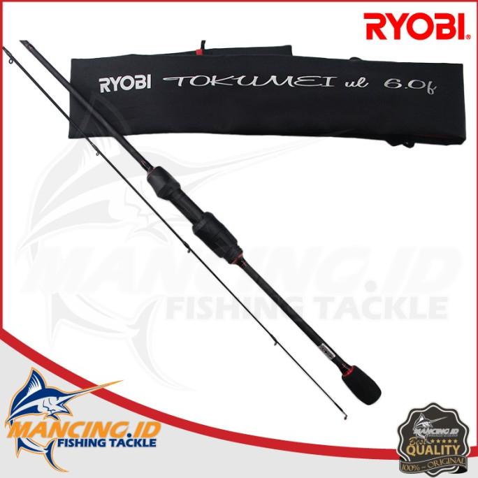 Gratis Ongkir Joran Ryobi Tokumei UL 6.3F (Fuji) Ultra Light Fishing Rod Spinning Kualitas Terbaik (mc00gs)