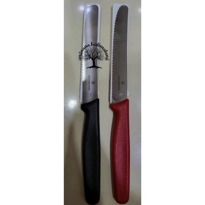 Pisau , Buah, Sayur untuk 10 cm Victorinox ujung tumpul hitam gigi U3C9 Daging High Quality Sayur Bi