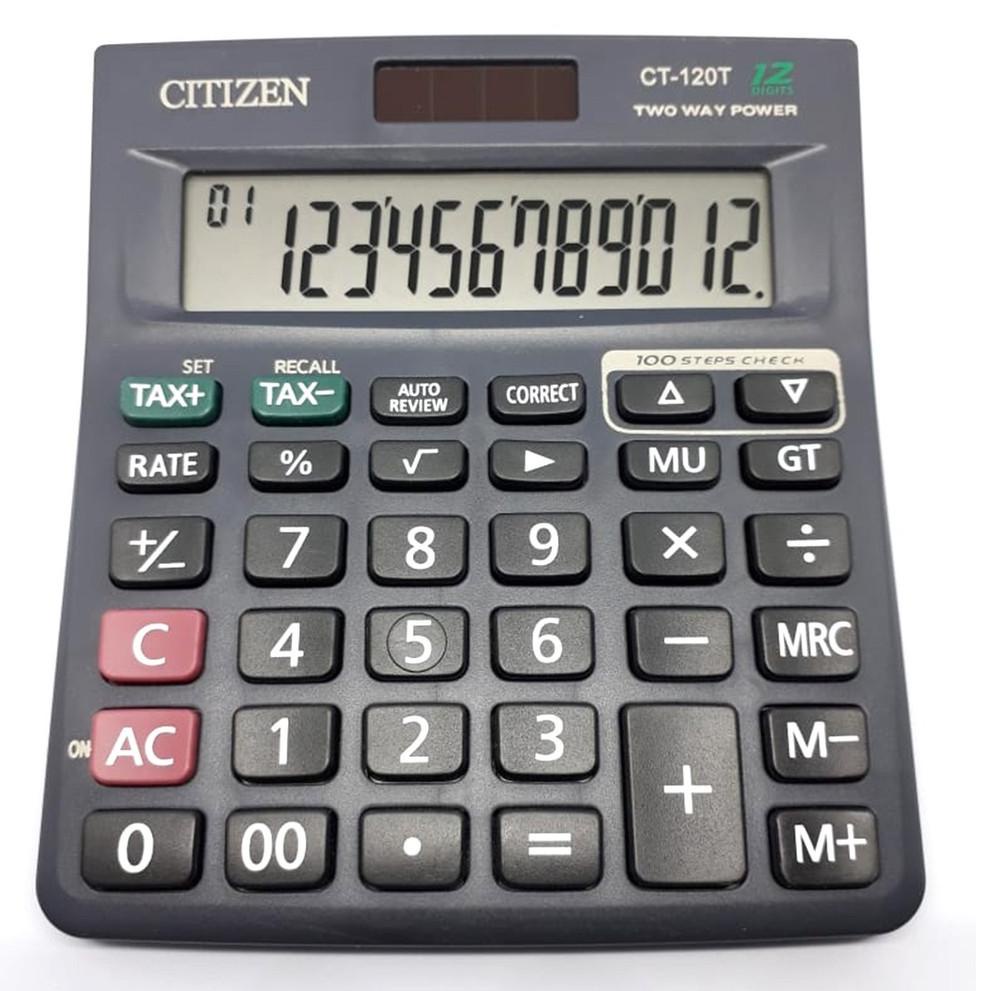 

[KODE VYHOR] Kalkulator Citizen Type CT 120 T - Calculator Citizen 12 Digit CT-120T
