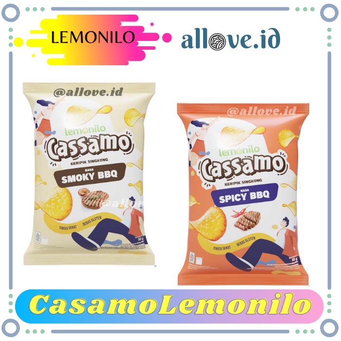 

Lemonilo Cassamo Keripik Singkong 50 Gr