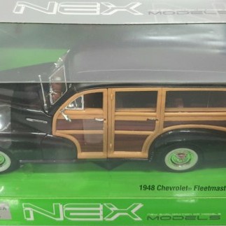 Diskon Spesial Welly 1948 Chevrolet Fleetmaster 22083W- Bahan Logam-Skala 1:24-Sni Terbaru