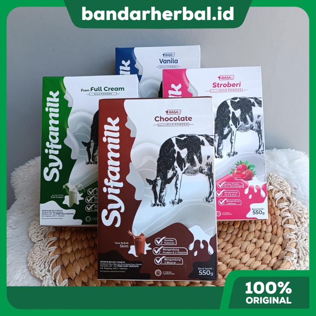 

Susu Syifamilk Susu Bubuk Sumber Kalsium Berat Bersih 550 Gram