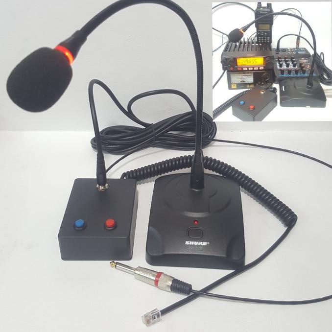 PTT MIC RIG YAESU FT 2980 TO MICCOM DAN MIXER AUDIO
