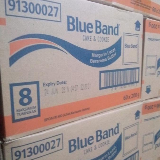 

blue band cake and cookies 200 gram 1 dus isi 60 sachet / blueband 200 ---NEW---